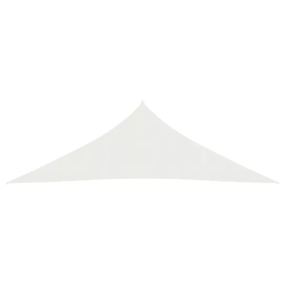 fehér HDPE napvitorla 160 g/m² 3,5 x 3,5 x 4,9 m