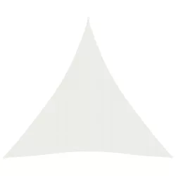 fehér HDPE napvitorla 160 g/m² 5 x 7 x 7 m