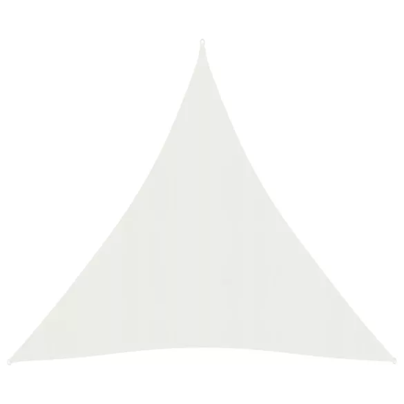 fehér HDPE napvitorla 160 g/m² 5 x 7 x 7 m