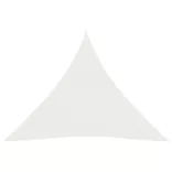 fehér HDPE napvitorla 160 g/m² 6 x 6 x 6 m