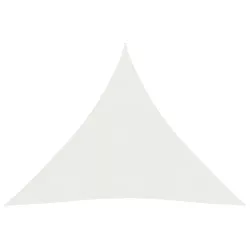 fehér HDPE napvitorla 160 g/m² 6 x 6 x 6 m