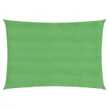 világoszöld négyszögletű HDPE napvitorla 160 g/m² 2 x 3,5 m
