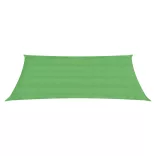 világoszöld négyszögletű HDPE napvitorla 160 g/m² 2 x 3,5 m