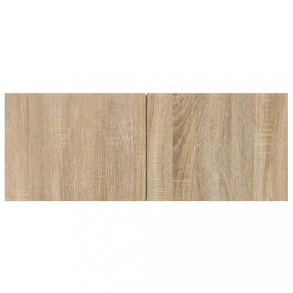 4 db sonoma-tölgy színű szerelt fa TV-szekrény 80 x 30 x 30 cm