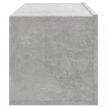 4 db betonszürke fali TV-szekrény 100 x 30 x 30 cm