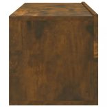 4 db füstös tölgy színű fali TV-szekrény 100 x 30 x 30 cm