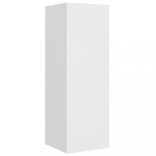 5 részes fehér szerelt fa TV-szekrényszett