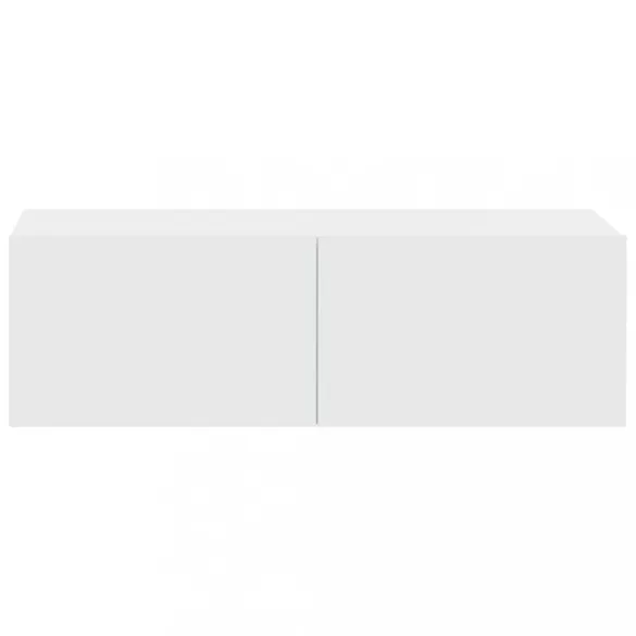 3 részes fehér szerelt fa TV-szekrényszett