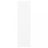 4 részes fehér szerelt fa TV-szekrényszett