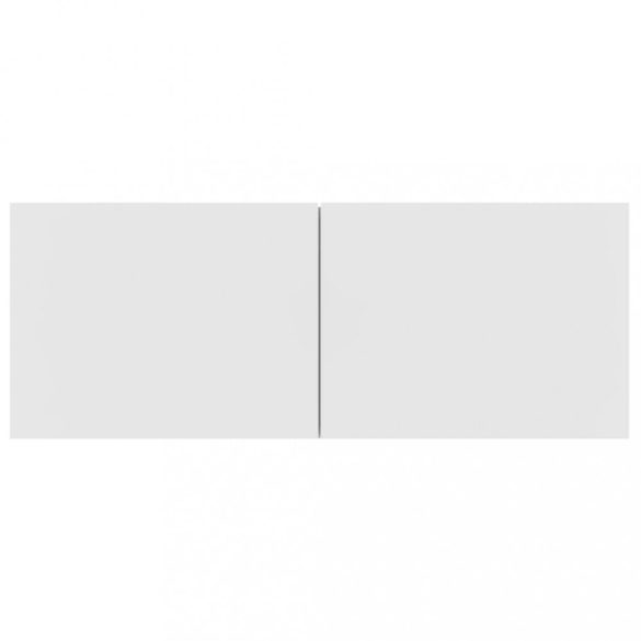 6 részes fehér szerelt fa TV-szekrényszett