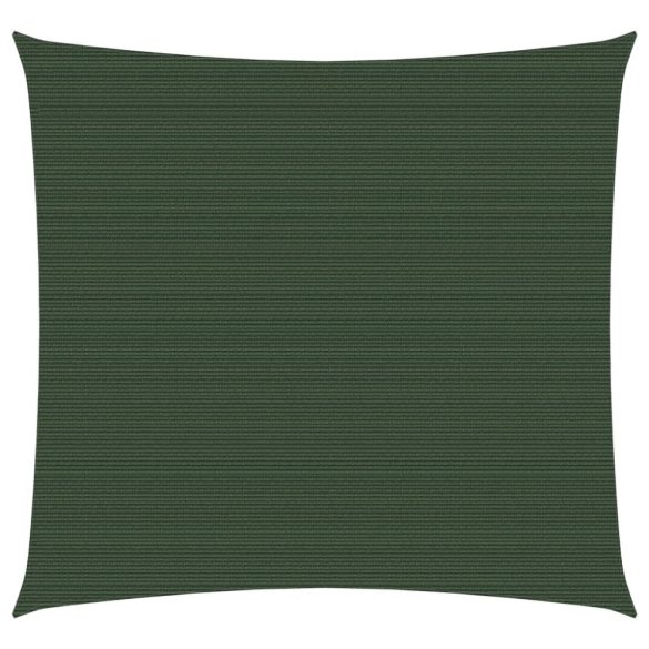 sötétzöld HDPE napvitorla 160 g/m² 3 x 3 m