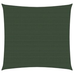 sötétzöld HDPE napvitorla 160 g/m² 4 x 4 m