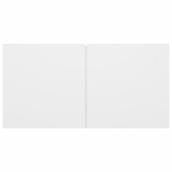 5 részes fehér szerelt fa TV-szekrényszett