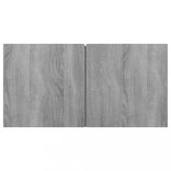 5 részes szürke sonoma színű szerelt fa TV-szekrényszett