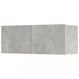 5 részes betonszürke szerelt fa TV-szekrényszett