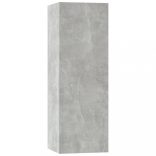 5 részes betonszürke szerelt fa TV-szekrényszett