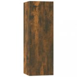 5 részes füstös tölgy színű szerelt fa TV-szekrényszett