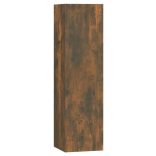 5 részes füstös tölgy színű szerelt fa TV-szekrényszett