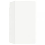 6 részes fehér szerelt fa TV-szekrényszett