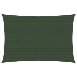 sötétzöld HDPE napvitorla 160 g/m² 2,5 x 3,5 m
