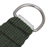 sötétzöld HDPE napvitorla 160 g/m² 2,5 x 3,5 m