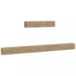 6 részes sonoma tölgy színű szerelt fa TV-szekrényszett