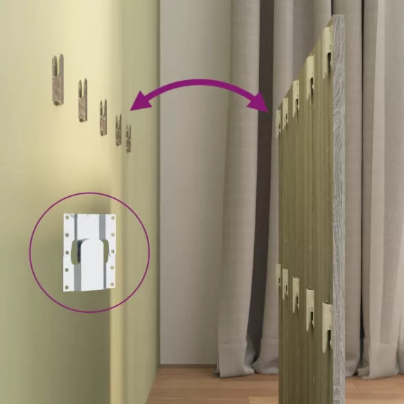 szürke sonoma színű szerelt fa ágyfejtámla szekrényekkel