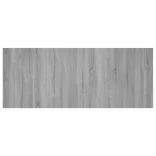 szürke sonoma színű szerelt fa ágyfejtámla szekrényekkel