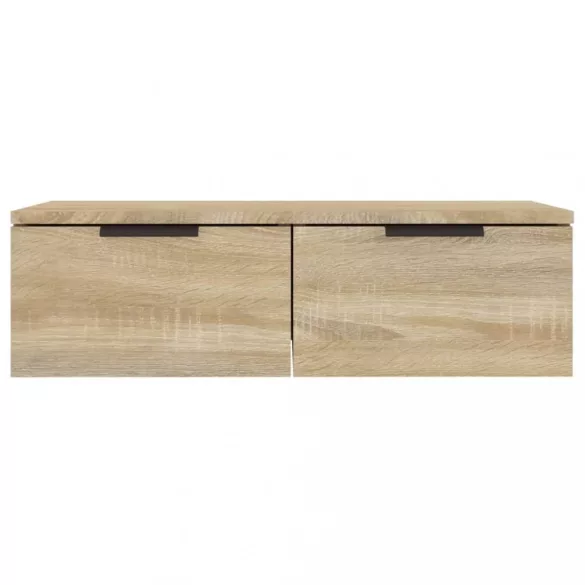 2 db sonoma tölgyszínű szerelt fa fali szekrény 68x30x20 cm