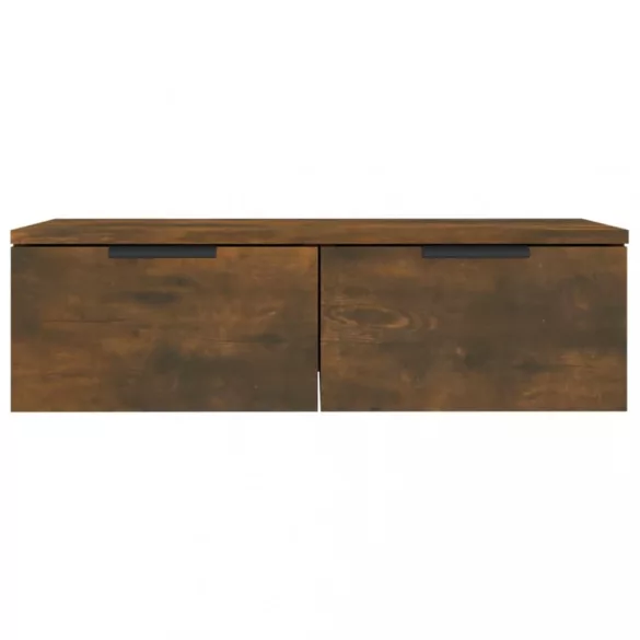 2 db füstös tölgyszínű szerelt fa fali szekrény 68 x 30 x 20 cm