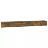 2 db füstös tölgy színű szerelt fa faliszekrény 102x30x20 cm