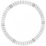 horganyzott acél kerti komposztáló Ø100 x 50 cm