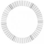 horganyzott acél kerti komposztáló Ø100 x 100 cm