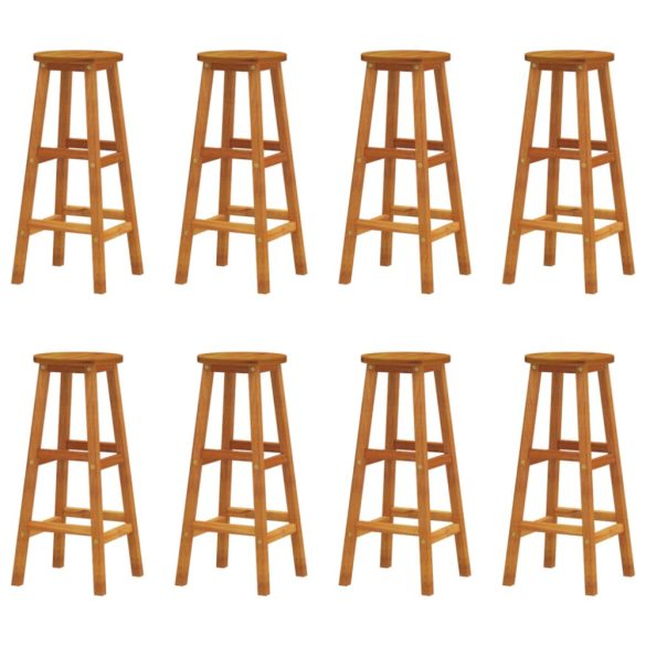 9 részes tömör akácfa kerti bárgarnitúra