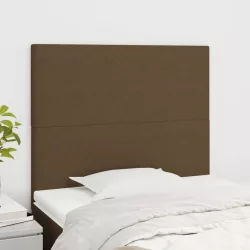 sötétbarna szövet fejtámla 100 x 5 x 118/128 cm