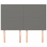 sötétszürke szövet fejtámla 144x5x118/128 cm