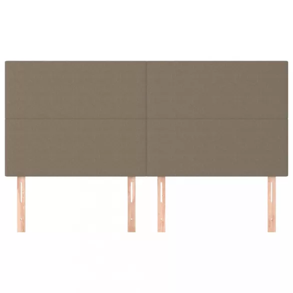 bézs színű szövet fejtámla 160 x 5 x 118/128 cm