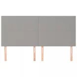 világosszürke szövet fejtámla 180x5x118/128 cm