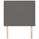 szürke műbőr fejtámla 80x5x118/128 cm