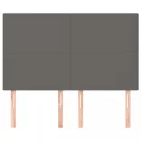 szürke műbőr fejtámla 144x5x118/128 cm