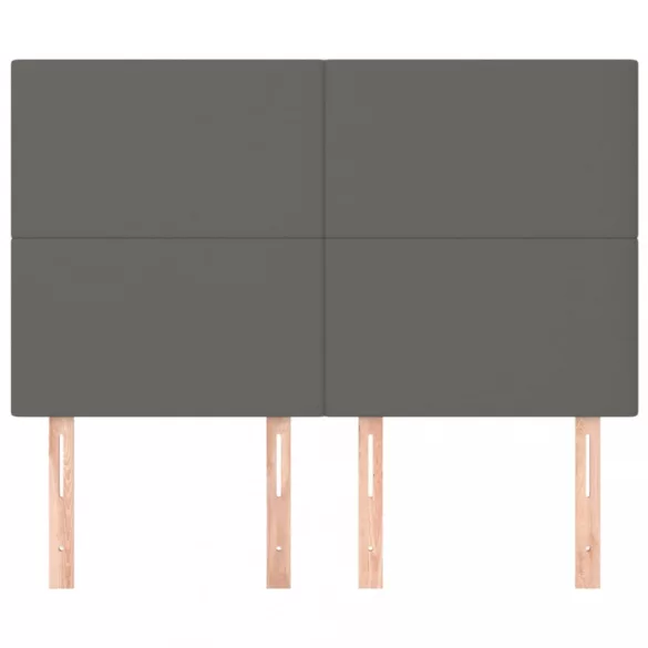 szürke műbőr fejtámla 144x5x118/128 cm