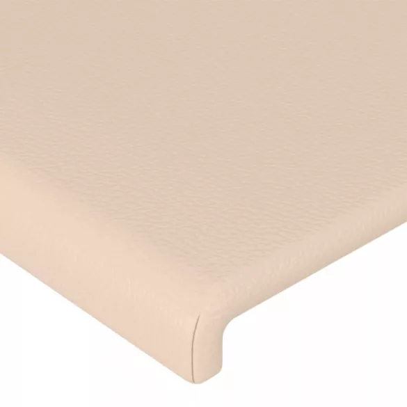 műbőr fejtámla Cappuccino színben 200 x 5 x 118/128 cm