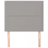 világosszürke szövet fejtámla 100 x 5 x 118/128 cm