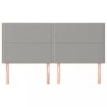 világosszürke szövet fejtámla 180x5x118/128 cm