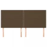 sötétbarna szövet fejtámla 180x5x118/128 cm
