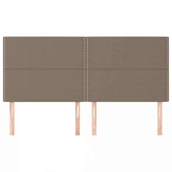 bézs színű szövet fejtámla 200 x 5 x 118/128 cm