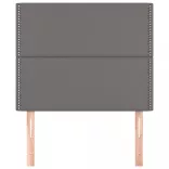 szürke műbőr fejtámla 100x5x118/128 cm