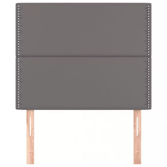 szürke műbőr fejtámla 100x5x118/128 cm