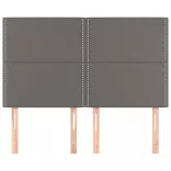 szürke műbőr fejtámla 144x5x118/128 cm