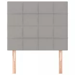 világosszürke szövet fejtámla 80x5x118/128 cm